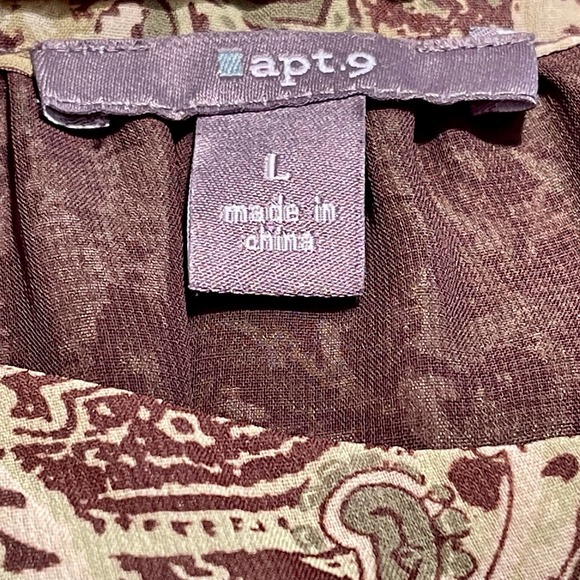 Apt. 9 Two Dif Women's Tops as 1 Lot Sz L & XL Short Sleeve Pullover S1032-.01 - Picture 10 of 10